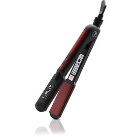 ISO Beauty ISOTRB-214 Taichi 1.5' Tourmaline-Infused 100% Solid Ceramic Flat Iron - Red & Black