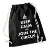Hippowarehouse Keep calm and join the circus Drawstring Cotton School