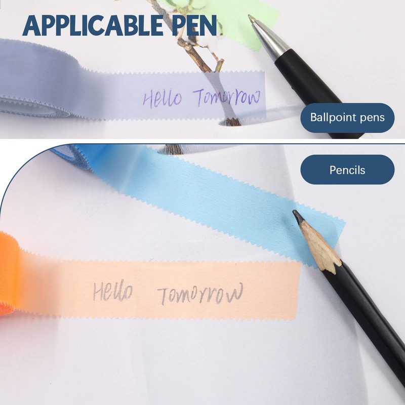 Modixun 6 Rolls Writable Transparent Sticky Notes, Removable Highlighter Tape