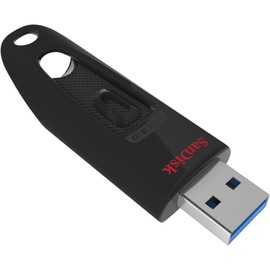 Sandisk Ultra USB Flash Drive, 64 GB, Black (SDCZ48-064G-A46)