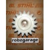 STIHL NEW OEM STIHL 1/4” OIL PUMP SPUR GEAR 1114-647-1800