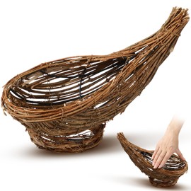 Dandat 12 Inch Thanksgiving Cornucopia Basket Horn of Plenty Centerpieces Fall Harvest Table Decoration Autumn Cornucopia for Thanksgiving Tabletop Garden Home Party Decorations