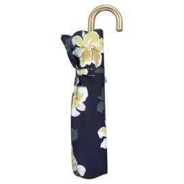 Wpc. 3813-014-002 Azalea Rain Umbrella, Folding Umbrella, Mini, Navy, For Both Sunny and Rainy Weather, Ribs, 19.7 inches (50 cm), 6.0 oz (170 g), Lightweight, Women's, Floral Pattern, Large Pattern