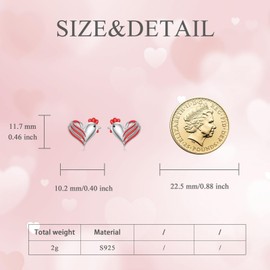 Chicken Earrings 925 Sterling Silver Rooster Stud Earrings Farm Animals Jewellery Christmas Gifts for Women Chicken Lovers