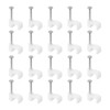 uxcell Cable Clips, 100Pcs 5mm Nail in Cable Clips Circle