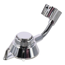 SSHHUI ABS Shower Head Holder, Adjustable Shower Holder Bracket, Suction Cup Sprinkler Rack and Non Punching Shower Head Fixator
