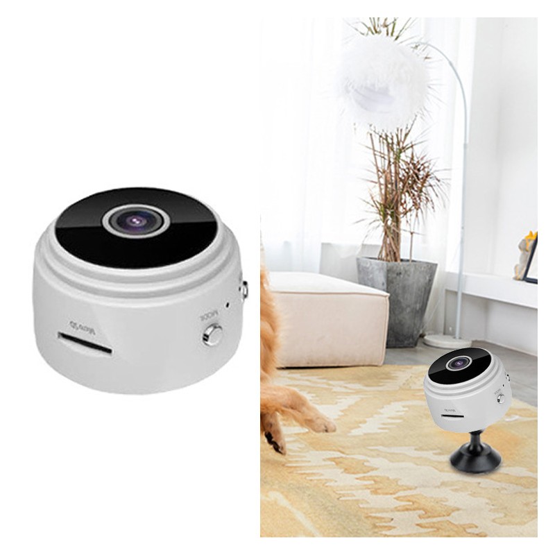 WiFi Remote Camera 1080P HD Infrared Night Vision Compact Size