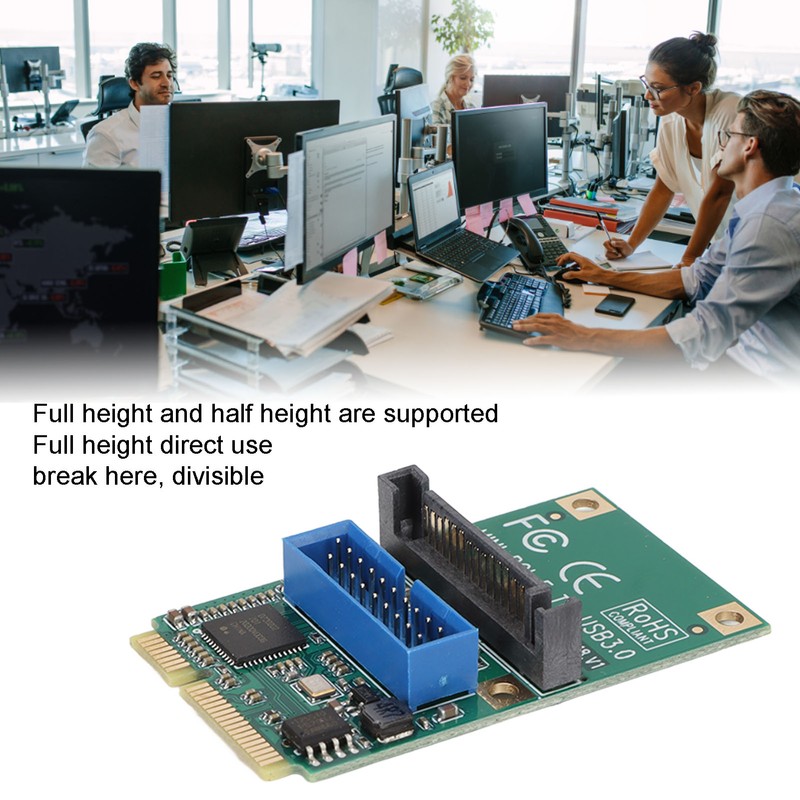 MINI PCIE to USB3.0 Expansion Card 19/20PIN 5Gbps Transmission 15Pin