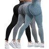 CHRLEISURE Workout Leggings Sets for Women, Gym Scrunch Butt Butt