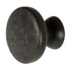GlideRite Hardware 5080-ORB-10 Round Hammered Cabinet Knobs, 10 Pack, 1.25",