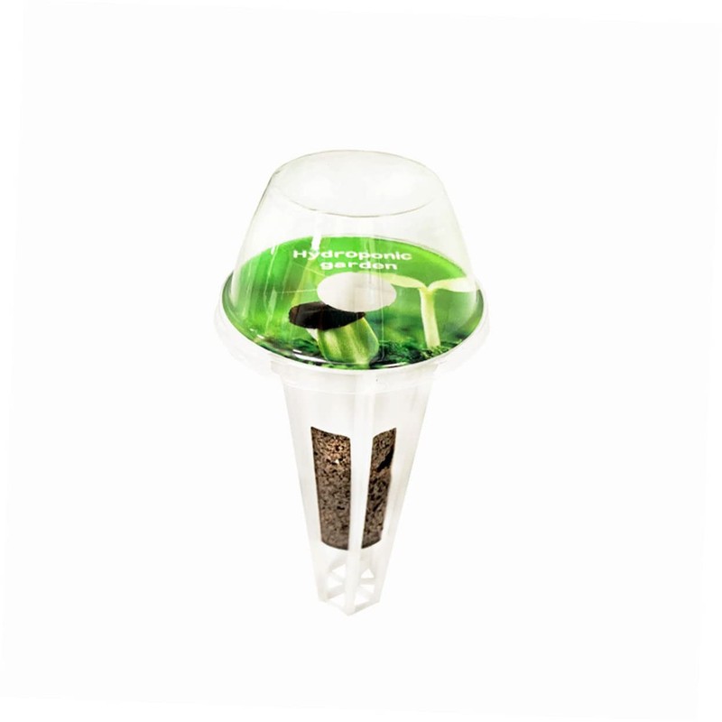 Levemolo 150Pcs Transparent Humidity Domes for Hydroponic Plants Protective Planter