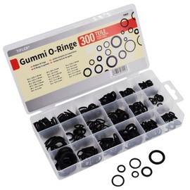 O-Rings Assortment 300 Pieces Made of NBR Rubber, ORings Set, Sealing Rings 300 Pieces