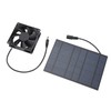 Solar Panel Fan Reduce Temperature Humidity IPX7 Waterproof Solar Powered