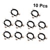WOONEKY Lasting 10pcs Hair Ponytail Holders Stylish Hair Bands for