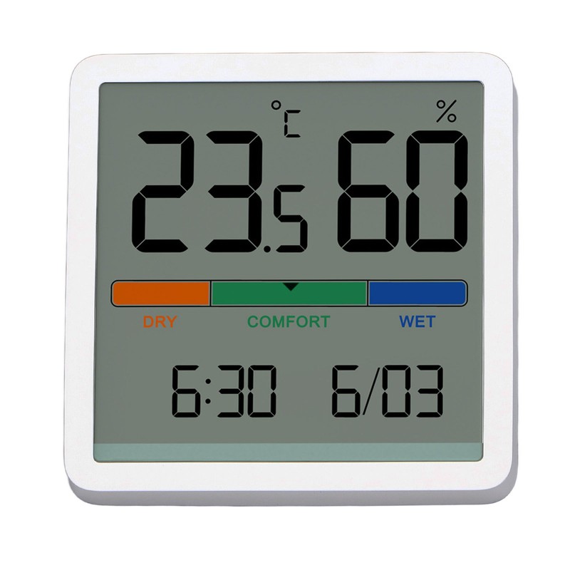Temperature Humidity Monitor 3 in 1 Temp Tester Digital Display