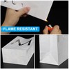 MECCANIXITY White Paper Luminary Bags, Birthday Sign Flame Resistant Candles