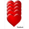 Notebook: Cool Heart Design Notebook,120 Pages, Great for journal writing,