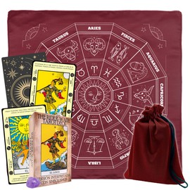 CATAROS Tarot Rider Waite Principiantes Interpretado Y Simbolismo (Guinda)