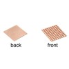 sourcing map Heatsink Kit Pure Copper 40x40x2mm for IC Chip