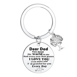 Hgreiwgk Dad Keyring Gifts Father Gifts from Daughter Son Dad Gift Ideas