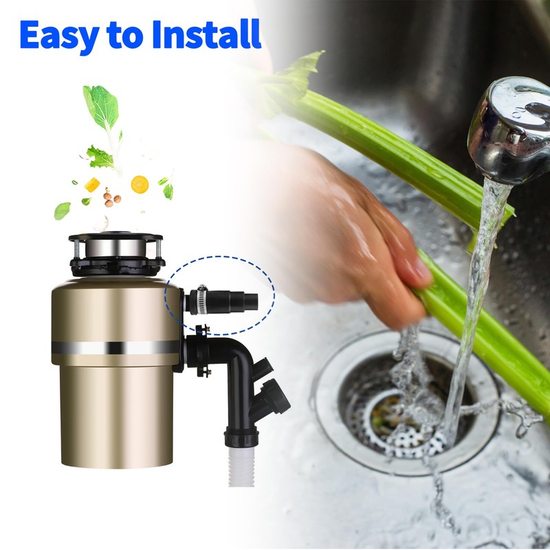 Dishwasher Drain Hose Adapter, Compatible with InSinkErator Garbage Disposals, Dishwasher