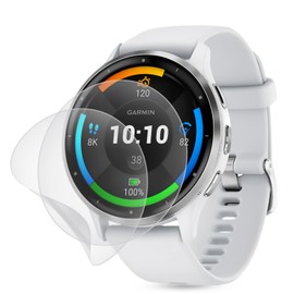 [Set of 2 Anti-Glare Film] Garmin Venu 3 LCD Protective Film for Garmin Venu 3, Reflective Reduction, Soft TPU Material, Full Protection, Bubble Proof, Anti-Fingerprint, Anti-Scratch, Compatible Film