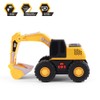 CAT Construction Toys, Tough Machines Toy Excavator, 10" w/Realistic Lights