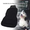 Black Foldable Pets Front Seat Dog Cover with Buckle Waterproof