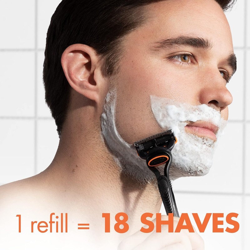 Gillette Fusion5 Mens Razor Blade Refills, 12 Count, Lubrastrip for