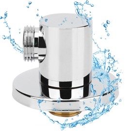 Wall Mounted Shower Hose Connection, G1/2 Inch Wall Connection Elbow Showers and Shower Systems Bathroom Accessories, Hose Connection Sand Connection Wall Connection Shower for Hand Shower