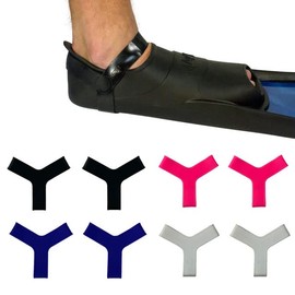 MAKO Spearguns Silicone Freedive Fin Keepers (Large, Pink)