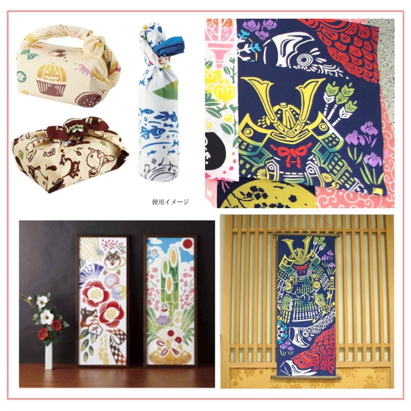 kenema Tenugui Dragon Boat Festival Armor Ornament and Koi