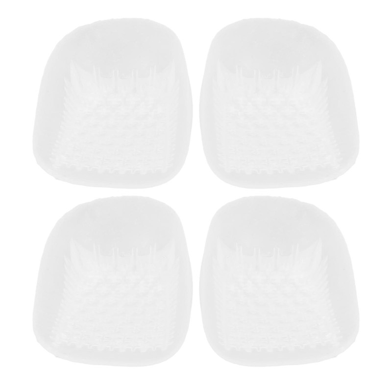 2 Pair Gel Heel Pad Transparent Strong Adhesion Soft Massaging