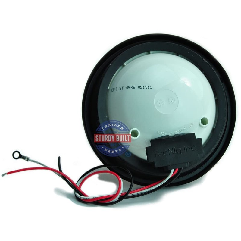 Sturdy Built Round Sealed Incandescent Trailer Light Kit 4 inch