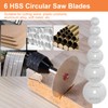 60Pcs Rotary Cutting Wheels Kit for Dremel, HSS Saw Blades