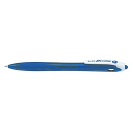 Pilot Begreen Recycled Rexgrip Retractable Ballpoint 0.7 mm Tip (Box of 10) - Blue
