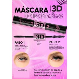 Máscara Para Pestañas Profesional Dimenssion 3d  Renova                                                                                               