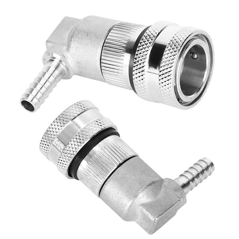 Stainless Steel Ball Lock Keg Quick Connector Dispenser Tool Self