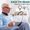 Large Magnifying Glass with Light, 10X 25X 45X Handheld Illuminated