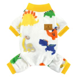 XPUDAC Dog Pajamas Fleece Dog Sweaters for Small Medium Dogs Girl Boy Soft Warm Dog Clothes for Doggie Winter Christmas(Large)