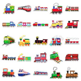 Train Stickers for Laptop (100 Pieces), Gift for Children, Teenagers, Adults, Boys, Trains, Waterproof Vinyl Stickers for Car, Motorcycles, Bicycle, Luggage, Skateboard, Scrapbook