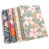 AIMALL 4-Pack A5 Loose-Leaf Floral Notebooks, Small Fresh Coil Notebooks