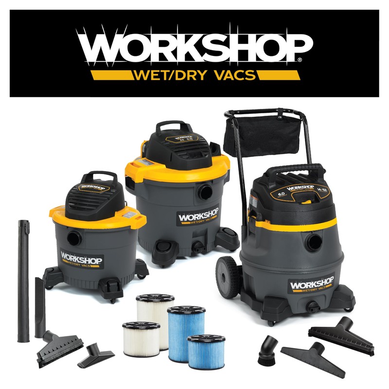 WORKSHOP Wet/Dry Vacs Shop Vacuum Accessories WS25030A Carpet and Hard