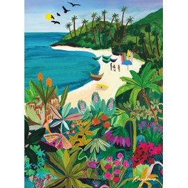 Buffalo Games - Bonjour - Beach Butterfly - 1000 Piece Jigsaw Puzzle for Adults - Challenging Puzzle Perfect for Game Nights
