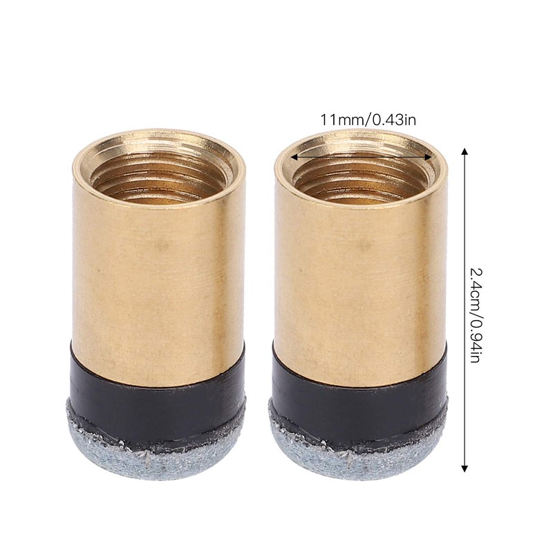 10pcs Billiards Cue Tips, Snooker Pool Cue Tips, Replacement Screw