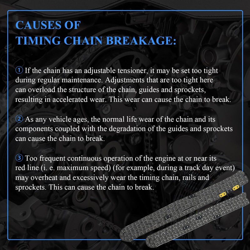 SUSUCAR Engine 2.4 Timing Chain Kit for GMC Terrain, for