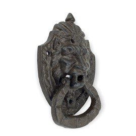 Lion Cast Iron Door Knocker Door Fitting in Country House Style Knocker 17 x 10 x 4 cm