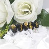 Yellow Stone Handmade Nail Tips - Long Ballerina / Yellow스톤