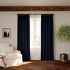 Archaeo Cotton Blend Button Tab Top Curtain, 40" x 63",