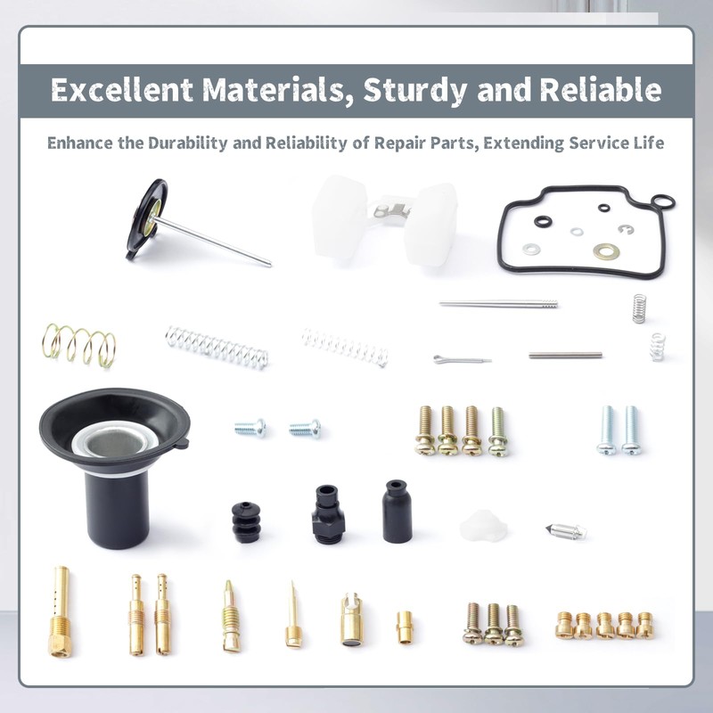 Erchon Carburetor Repair Kit Compatible with Honda Rebel 250/CMX 250/CA250